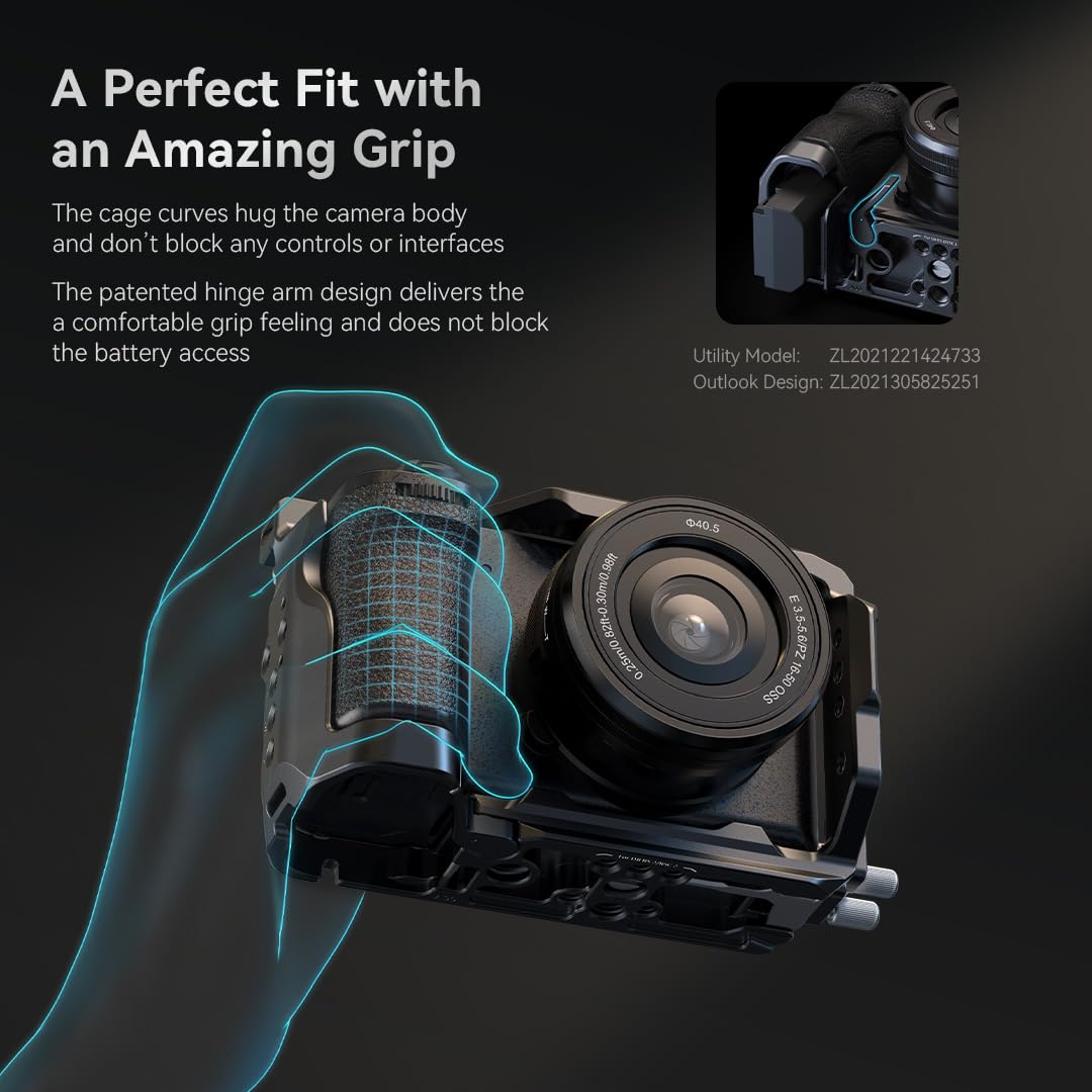 SmallRig Cage Kit for Sony A6700 with a Cable Clamp for HDMI